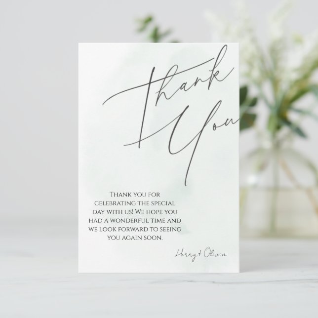 THANK YOU CARD (Standing Front)