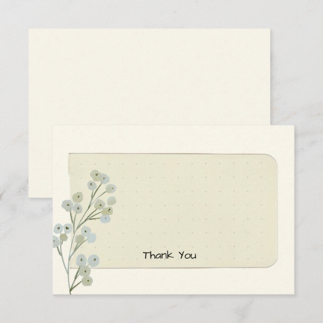 Thank you card  (Front/Back)
