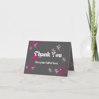 Thank you card