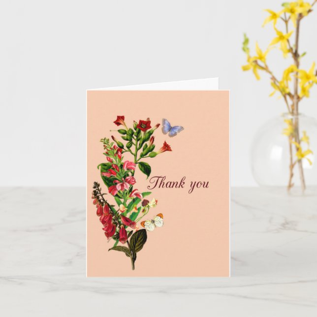 Thank you card (Yellow Flower)