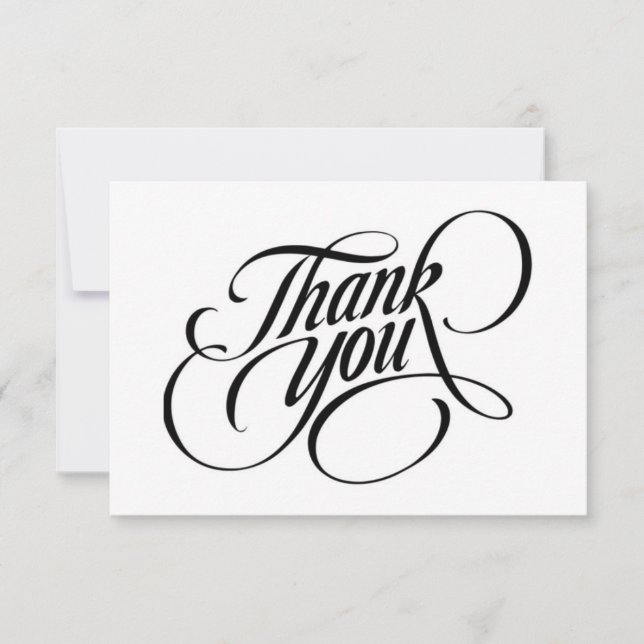 Thank You Card (Front)