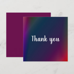 Thank you card