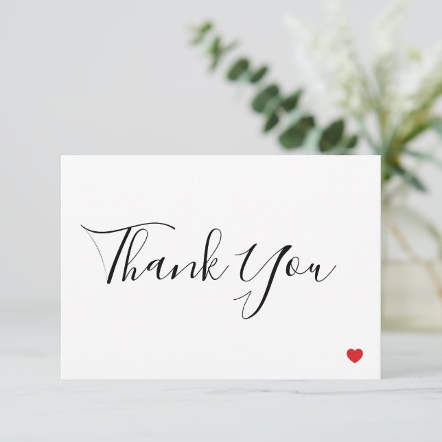 Thank You Card (Standing Front)