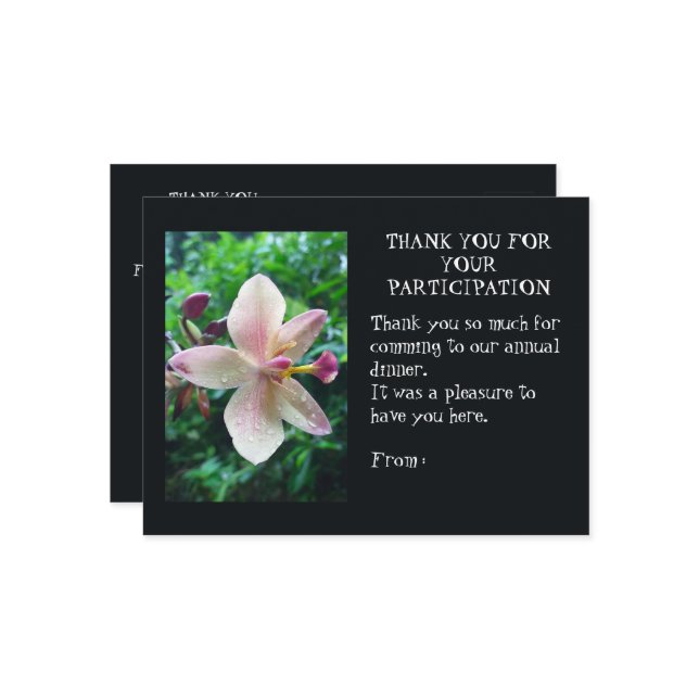 THANK YOU CARD (Front/Back In Situ)