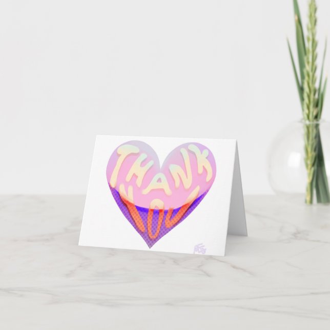 Thank You Card  (Front)