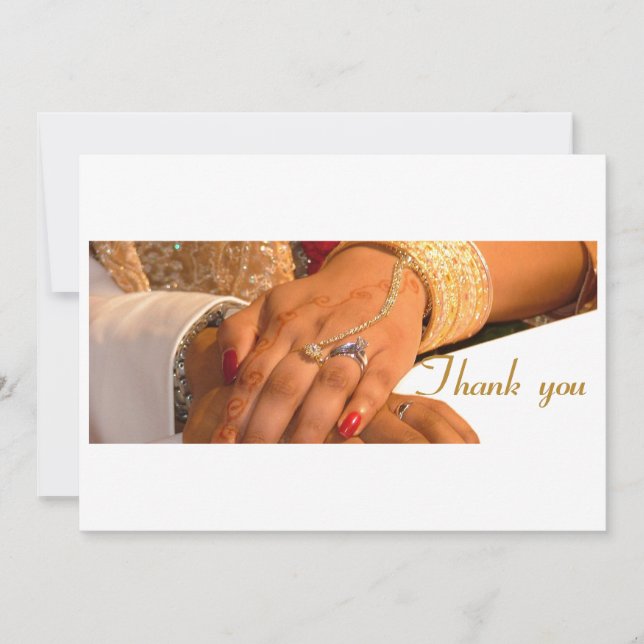 Thank you card (Front)