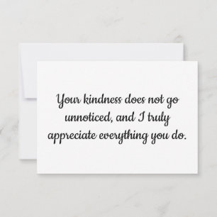 Thank You Card