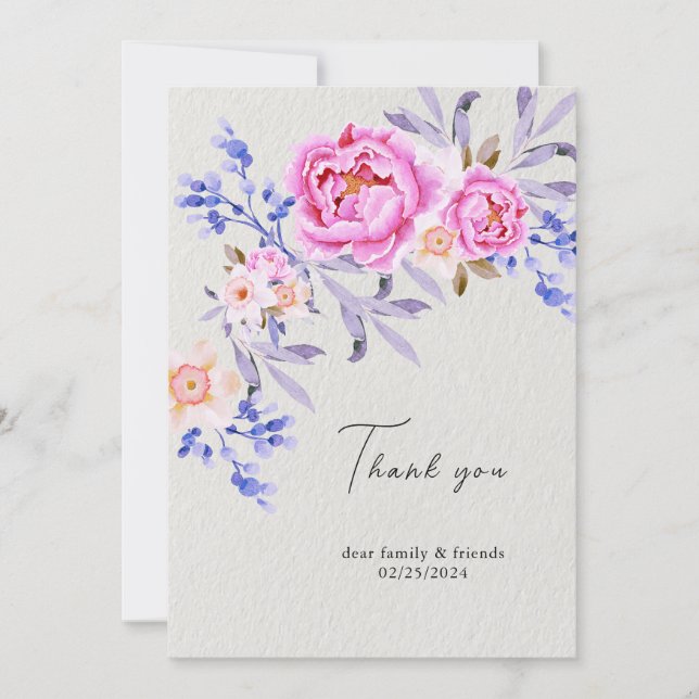 Thank you card (Front)
