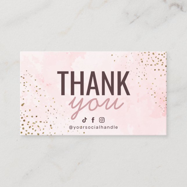 Thank you Card  (Front)