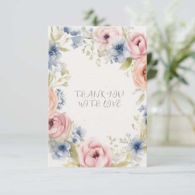 Thank you card (Standing Front)