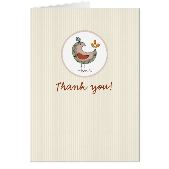 Thank you! card