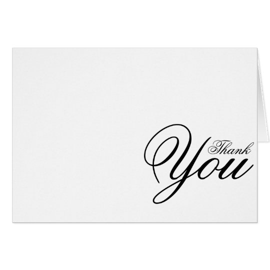 Thank you card