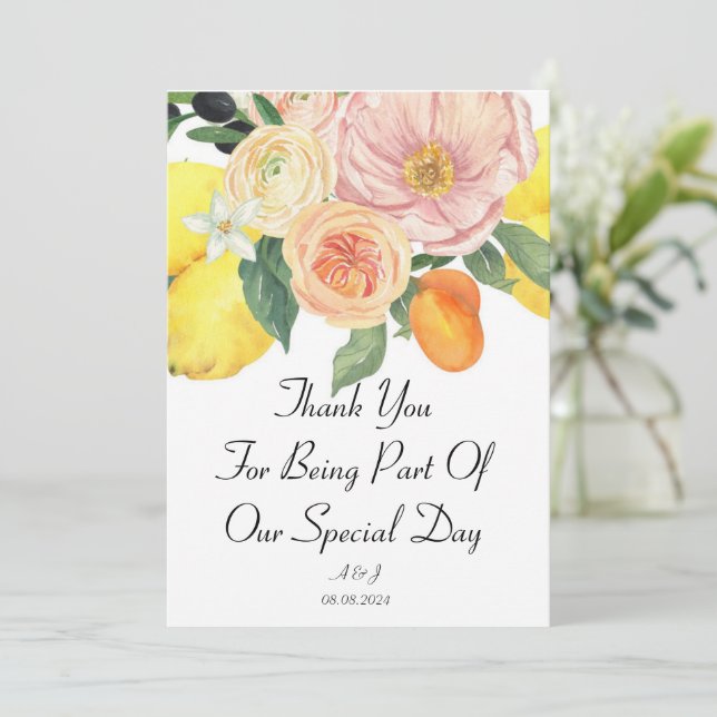 THANK YOU CARD (Standing Front)