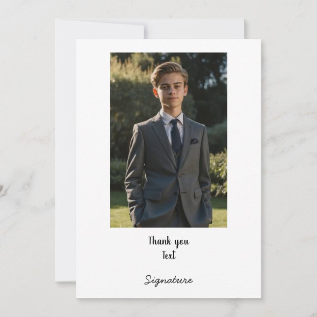Thank you card (Front)