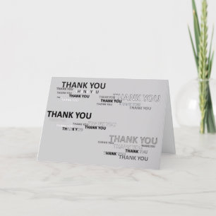 Thank you card