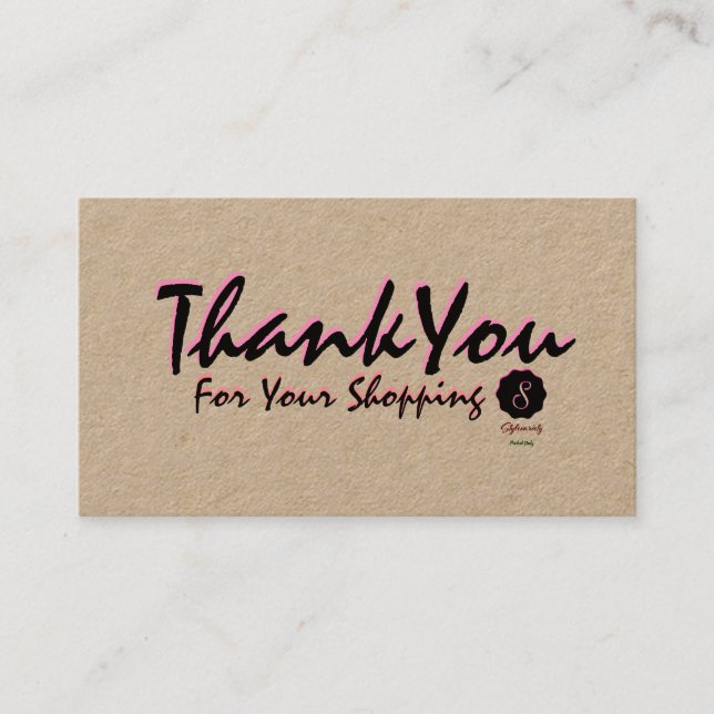  thank you card (Front)