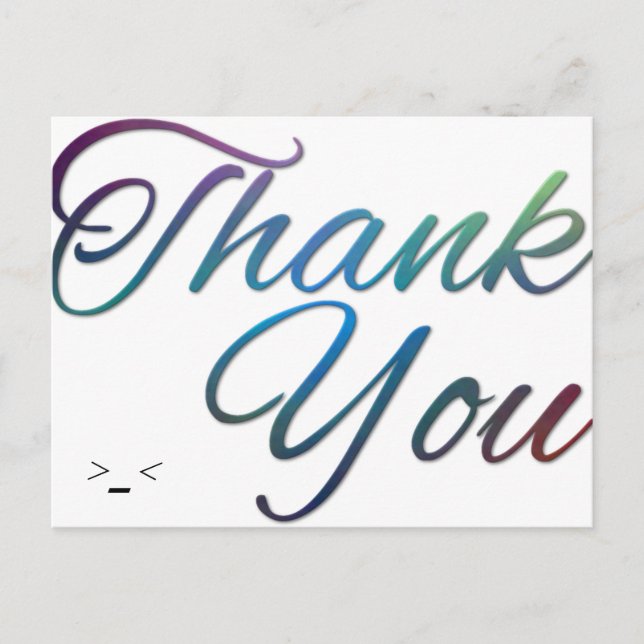 thank you card (Front)