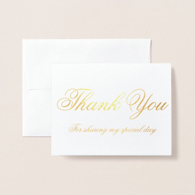 Thank You Card (Front With Envelope)