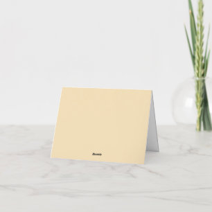 Thank you card