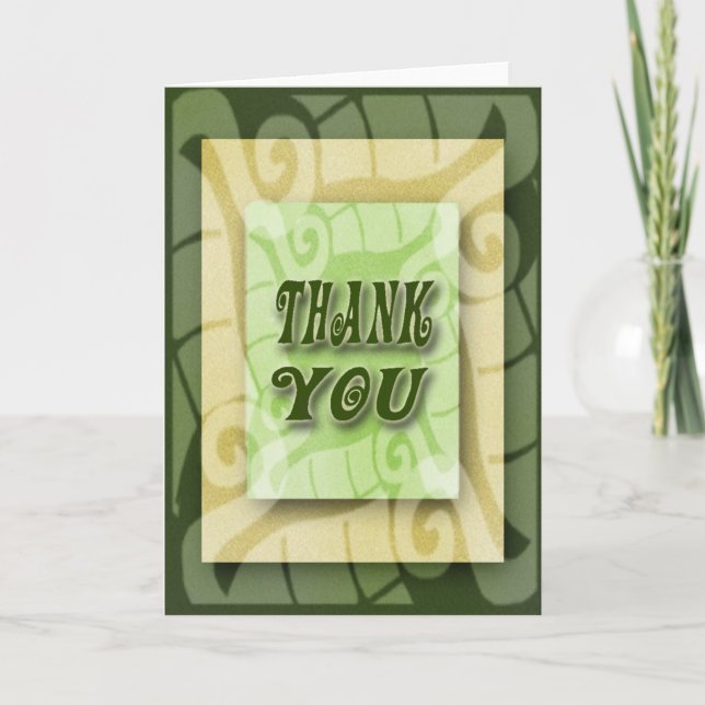 Thank you card (Front)