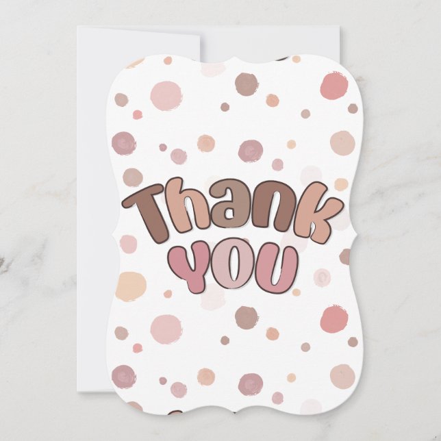 Thank you  card (Front)