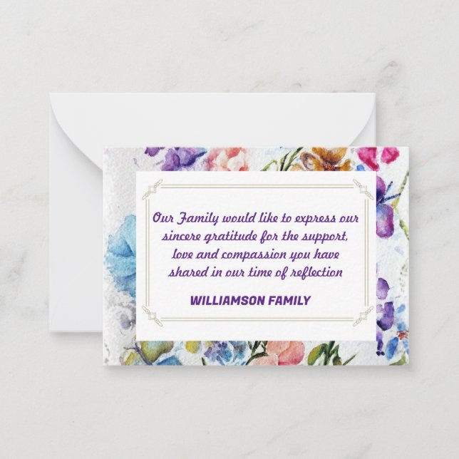 THANK YOU CARD (Front)