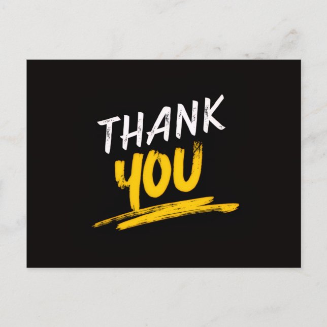 Thank you card  (Front)