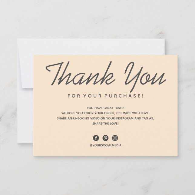 Thank You Card (Front)