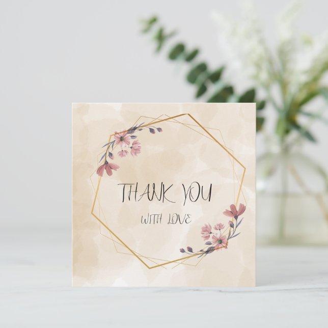 THANK YOU  CARD (Standing Front)
