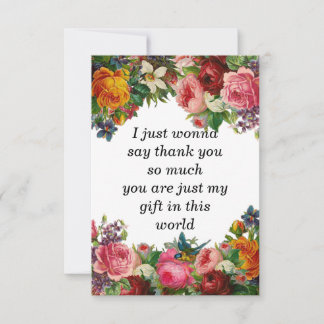 thank you card