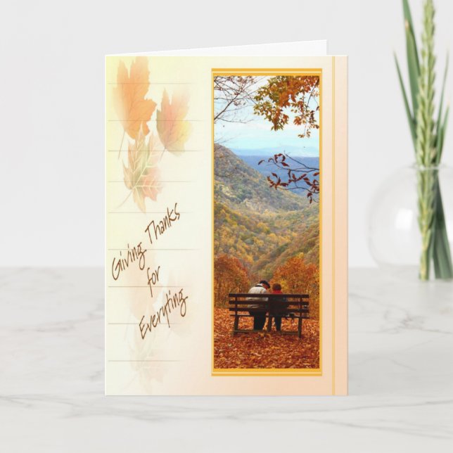 Thank you card (Front)