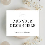 Thank You Card 5.5x4.25" Printing Add Your Design<br><div class="desc">Upload and print your custom thank you cards here. Upload Jpeg files with bleeds to the front and back of these 5.5x4.25 cards - great for business thank you for order cards or event thank you note cards. To upload your files, click on 'Details' next to 'personalise this template' section;...</div>