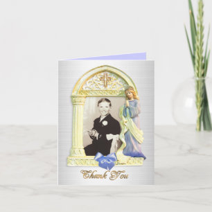 Thank you card Angel frame First Communion