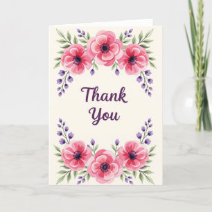 Thank you card, Appreciation card, Thank you Holiday Card
