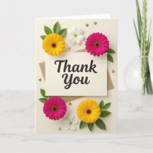 Thank you card, Appreciation card, Thank you Holiday Card