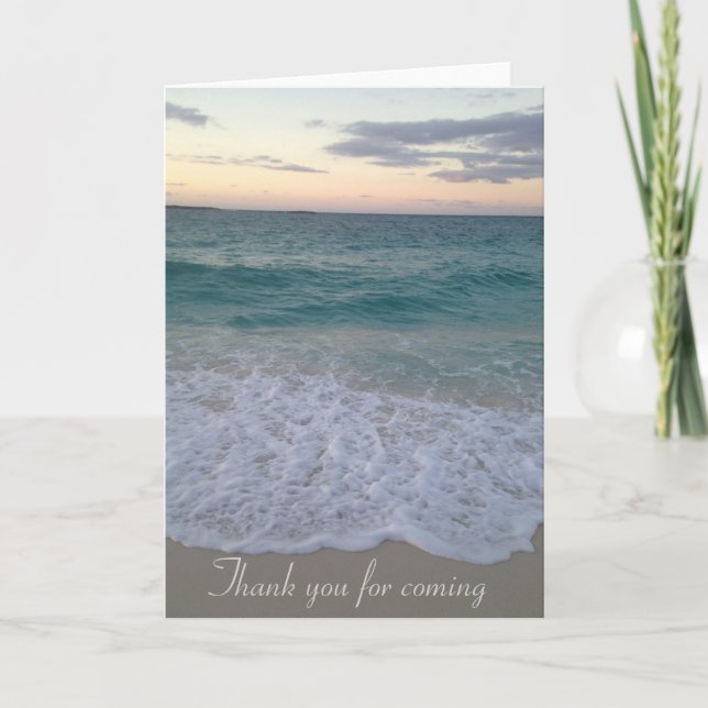 Thank you card beach (Front)