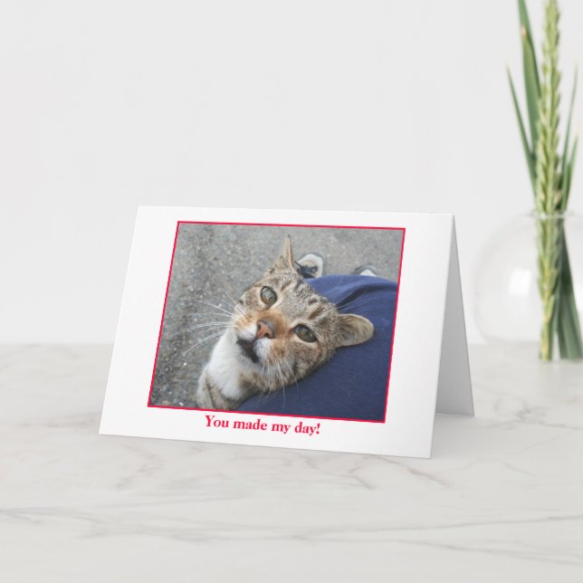 Thank You Card. Card (Front)