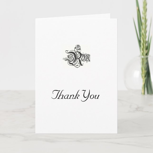 Thank you card/ card (Front)