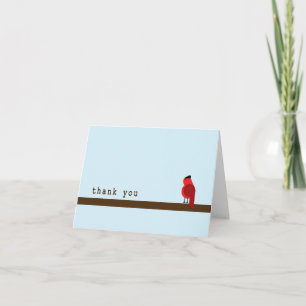 Thank You Card- Cardinal Card