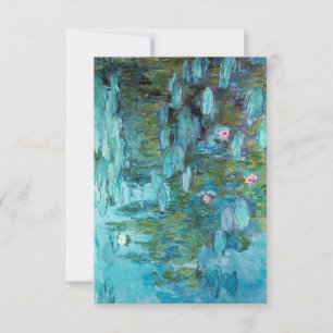 Thank You Card Claude Monet Nympheas Water Lilies