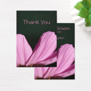 Thank You Card Comos in The Sun Floral Photo BC