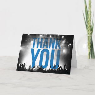 Thank You Card - Concert Theme