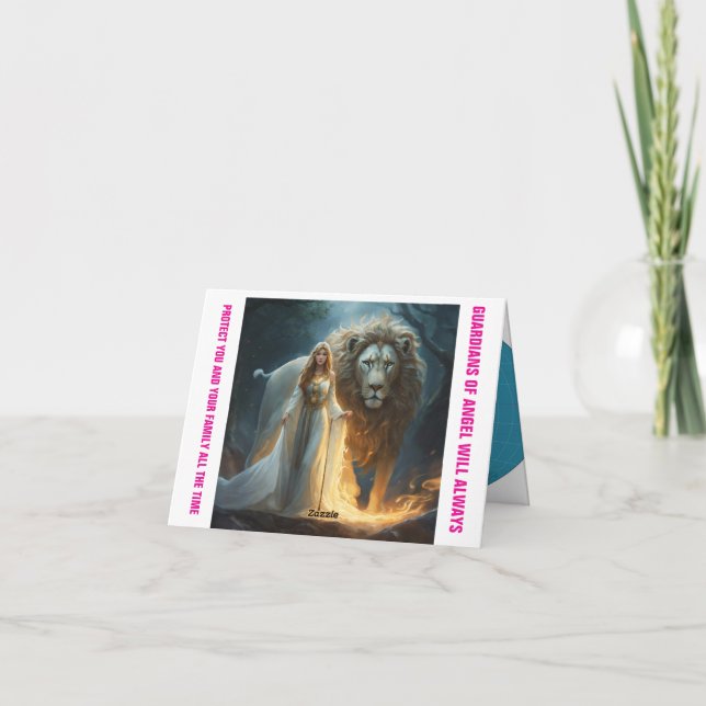 Thank You Card – Customised with God's Protection (Back)