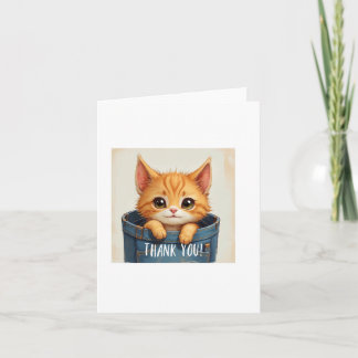 Thank You Card, Cute, Appreciation Card