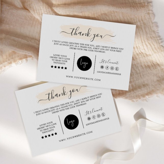 Thank You Card, DIY Marketing Cards Design, (Thank You Card, DIY Marketing Cards Design,)