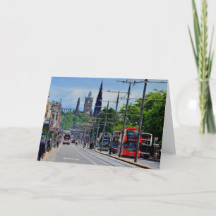 Thank you card Edinburgh Scotland