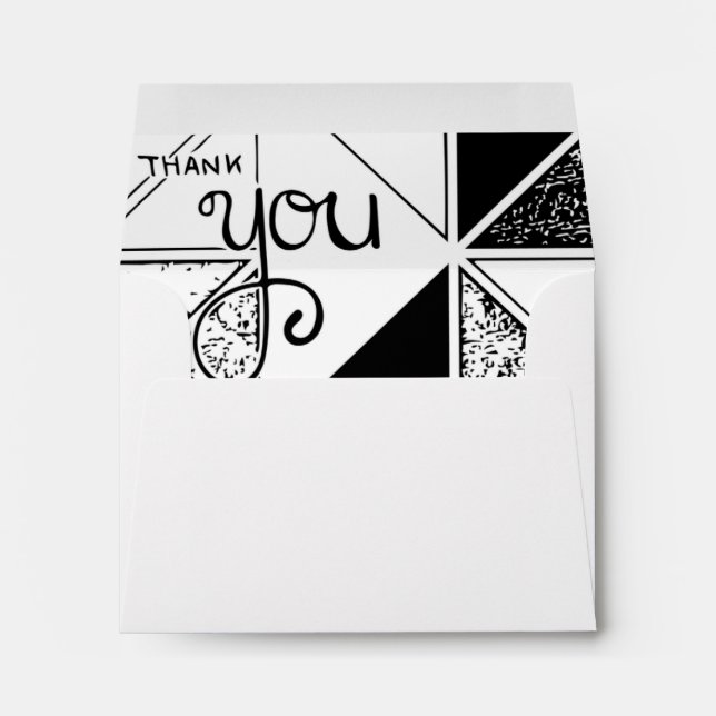 Thank You Card Envelope (Back (Bottom))