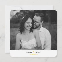 Thank you card "Flavus"