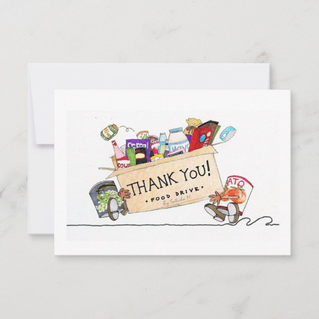 Thank You Card - Food Drive (Front)