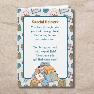 Thank You Card for a Mail Carrier 